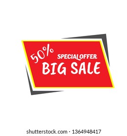 Template Design For Shop or Web Discounts and Promos