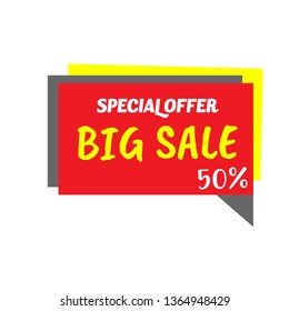 Template Design For Shop or Web Discounts and Promos