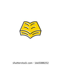 template design
simple book icon