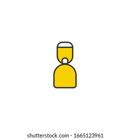 diseño de plantillas
icono musulmán simple