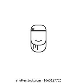 template design
simple Muslim icon