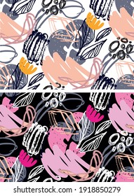 Template design sketch elements for poster, t-shirt design, pattern, background. Hand drawn splash doodle design elements. 