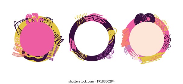 Template design sketch elements for poster, t-shirt design, pattern, background. Hand drawn splash doodle design elements. 