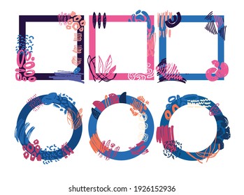 Template design sketch elements for poster, t-shirt design, pattern, background. Hand drawn splash doodle design elements. 