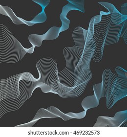 template design smoke, cloth