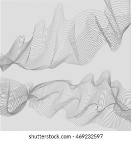 template design smoke, cloth