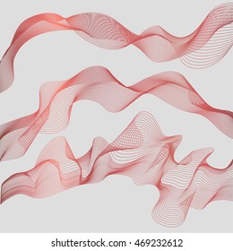 template design smoke, cloth