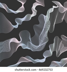 template design smoke, cloth
