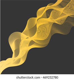 template design smoke, cloth