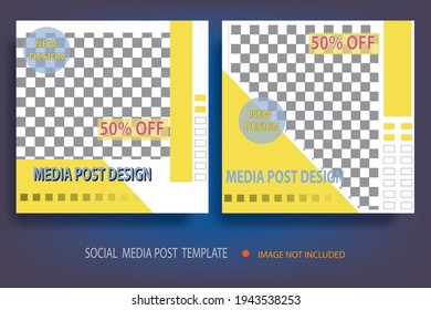 Template design for social media post