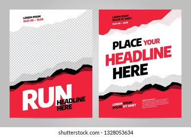 Template design for sport event, tournament or championship. Sport background.