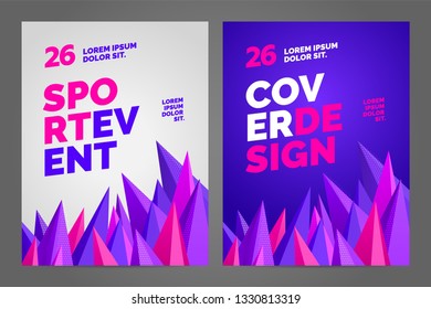 Template design for sport event, tournament or championship. Sport background.