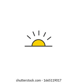 diseño de plantillas
icono de puesta de sol o de ascenso