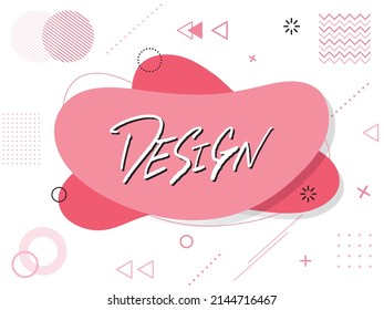 A template design that can be used as a pink pattern design background