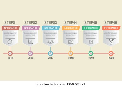 template design timeline diagram business