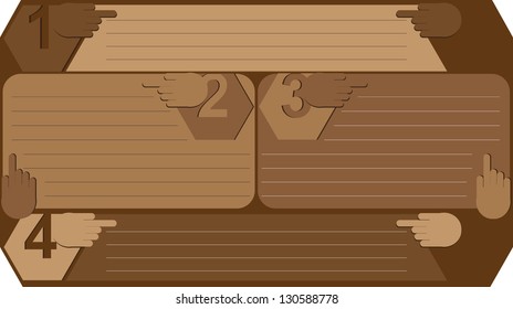 Template Design, Vector