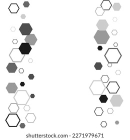 Template Design. Vector and illustration Bee honey shapes. Vector geometric seamless texture symbol. 