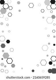 Template Design. Vector and illustration  Geometric Hexagon abstract background.