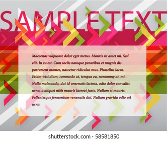 Template design vector poster.