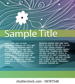 Template design vector poster.