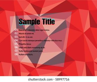 Template design vector poster.