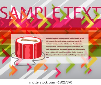 Template design vector poster