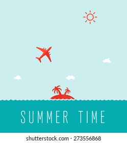 Template design vector poster for travel.