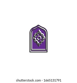 template design
window ornament icon