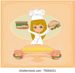 Template designs of fast food  menu