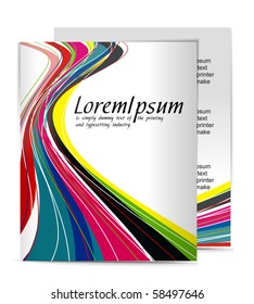 Template designs of menu with best used of your flayer project, vector illustration
