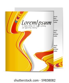 Template designs of menu with best used of your flayer project, vector illustration
