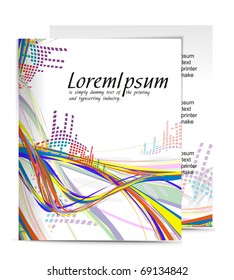 Template designs of menu with best used of your flayer project, vector illustration