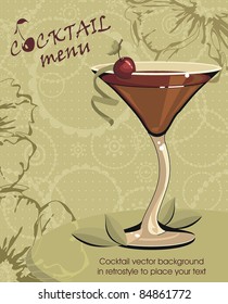 Template designs of menu and business card for coffee shop and restaurant, vintage illustration vector
