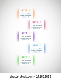 Template for diagram, graph, presentation and chart. Business concept with 4 options, parts, steps or processes. 