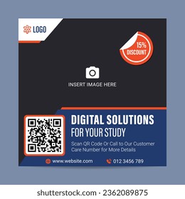 Template for digital marketing. Minimal, modern and elegant marketing template for all type of business.