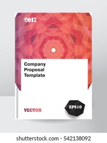 The template directory with the design of abstract geometrical figures mirrored in different directions.