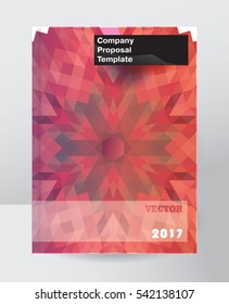 The template directory with the design of abstract geometrical figures mirrored in different directions.