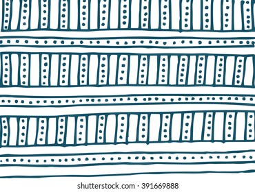 Template doodle brick wall.Vector Illustration
