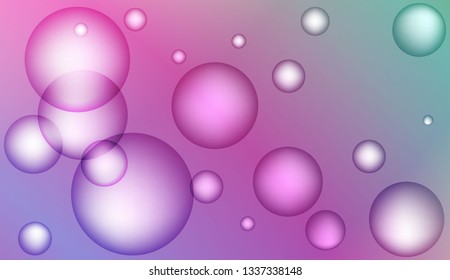 Template with drops. For creative templates, cards, color covers set. Vector illustration