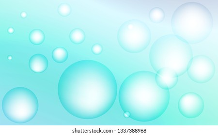 Template with drops. For creative templates, cards, color covers set. Vector illustration