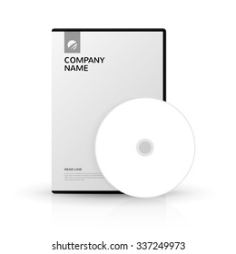 Template for DVD Box and DVD-disc/DVD disc for company presentation/Template for DVD Box and DVD-disc