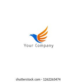 template eagle logo vector illustration