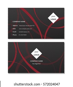 Template elegant business card vector