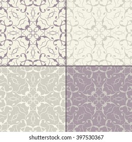 Template of fabric textures with different colors. Seamless pattern. Pastel colors   