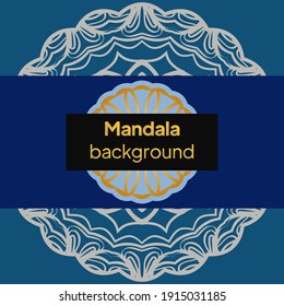 Template with floral background. Vector illustration design
