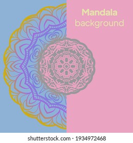 Plantilla con fondo floral. Diseño de ilustración de vector