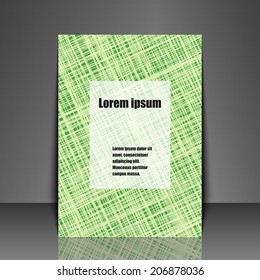 Template flyer with abstract background. Eps10 Vector illustration
