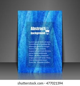 Template flyer with abstract background. Eps10 Vector illustration