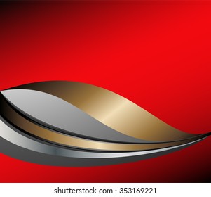Template flyer background for business design in A4 size, red curve element with black space,Ã?Â  