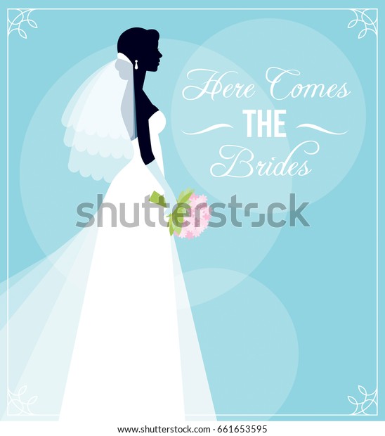 Free Wedding Party Silhouette Template Download Free Clip